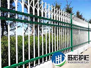 鋅鋼防爬護(hù)欄